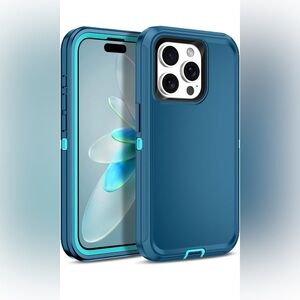 Hucasok Compatible with iPhone 15 Pro Case Shockproof Rugged